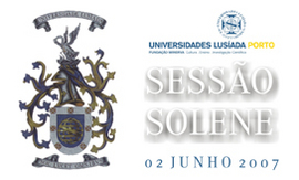 SESSÃO SOLENE :: ENTREGA DE DIPLOMAS