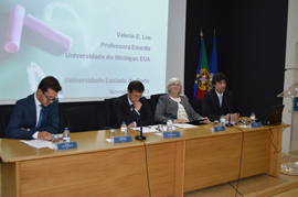 Professora Valerie Lee, especialista internacional, na Lusíada Porto