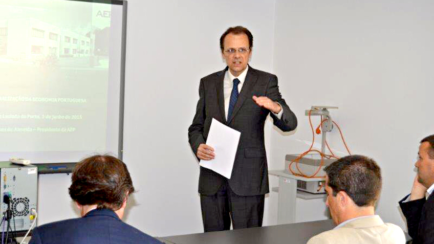 Presidente da AEP, Dr. Paulo Nunes de Almeida, na Lusíada Porto