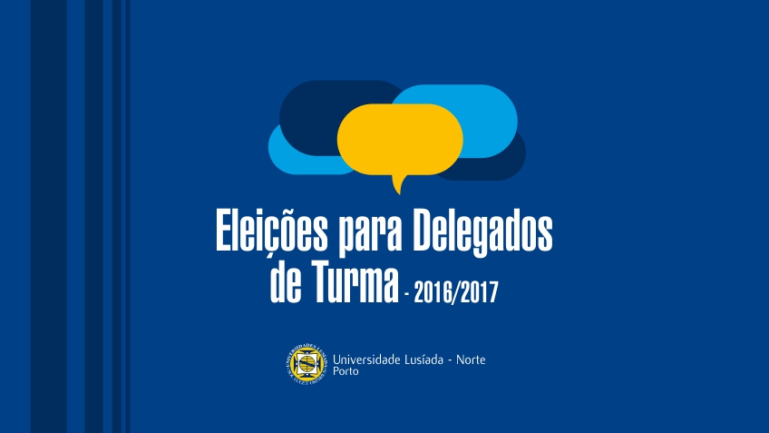 Eleição de delegados de turma - ano lectivo 2016/2017
