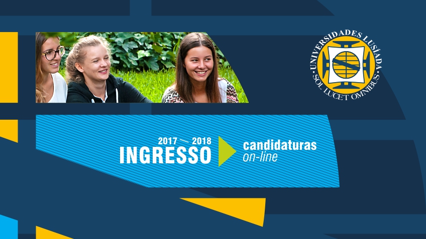 Ingresso 2017/2018 - Candidaturas on-line