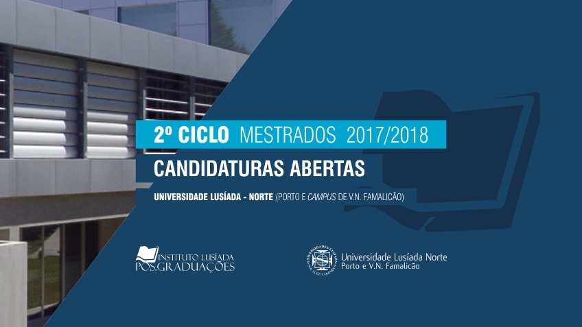 Mestrados 2017/2018 - Candidaturas Abertas