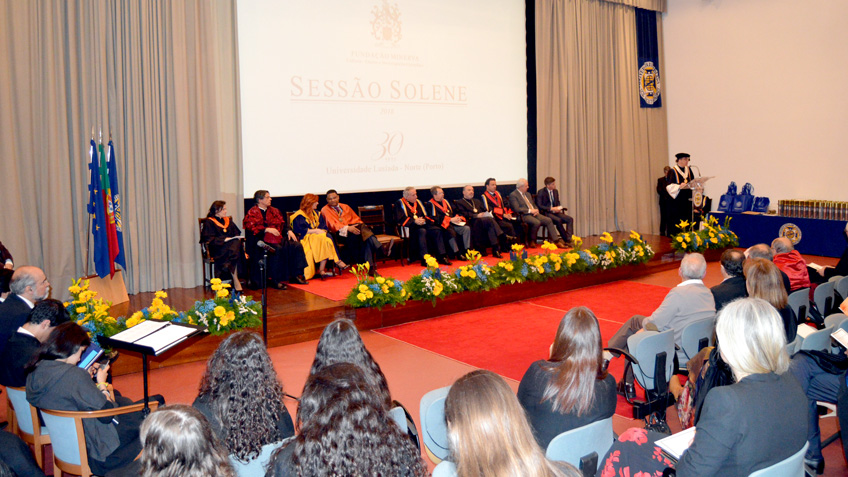 Sessão Solene de Entrega de Diplomas da Universidade Lusíada - Norte (Porto) 2018