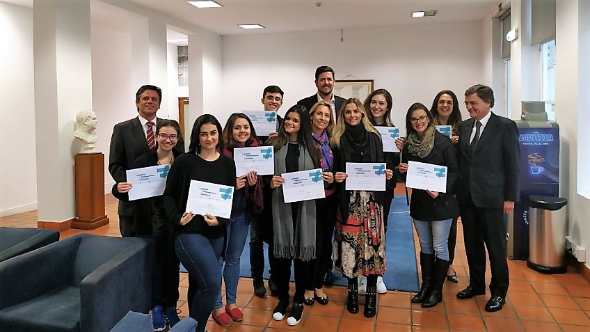 Estudantes da UniCuritiba na Lusíada Porto