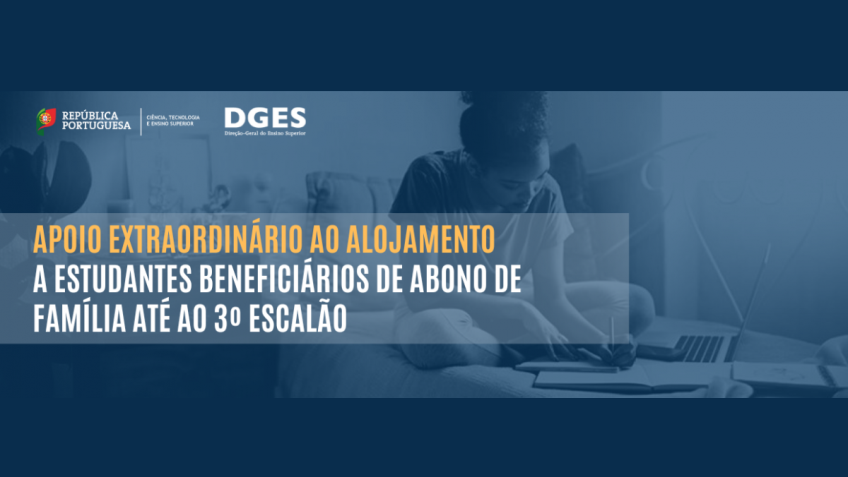 Apoio extraordinário ao Alojamento a Estudantes não Bolseiros – Até 3.º Escalão Abono – 2022/2023